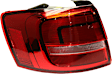 Driver and Passenger Side, Outer Tail Lights, with Bulbs, Halogen, Mounts on Body, For Models Without LED Lights, CAPA Certified