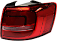 Driver and Passenger Side, Outer Tail Lights, with Bulbs, Halogen, Mounts on Body, For Models Without LED Lights, CAPA Certified