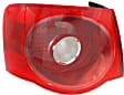 Driver and Passenger Side, Outer Halogen Tail Light, With bulb(s), OE Replacement