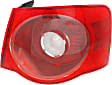Driver and Passenger Side, Outer Halogen Tail Light, With bulb(s), OE Replacement