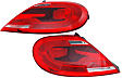 Driver and Passenger Side Halogen Tail Light, With bulb(s), OE Replacement