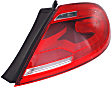 Driver and Passenger Side Halogen Tail Light, With bulb(s), OE Replacement
