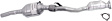 2000-2001 Audi A6 Quattro - Driver and Passenger Side Catalytic Converters, Federal EPA Standard, 46-State Legal (Cannot ship to CA, CO, NY or ME)