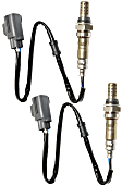After Catalytic Converter, Driver and Passenger Side Oxygen Sensor, Set of 2, 4-wire