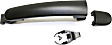Front, Driver and Passenger Side Primed Exterior Door Handle, Without Key Hole