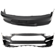 Front and Rear Primed Bumper Cover CAPA Certified