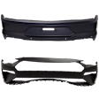 Front and Rear Primed Bumper Cover 5.0L, 8Cyl