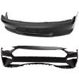 Front and Rear Primed Bumper Cover