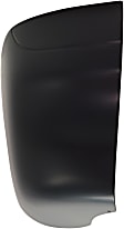 2007 Freightliner Columbia - Front, Driver and Passenger Side Bumper End, Painted Black, Plastic