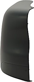 2007 Freightliner Columbia - Front, Driver and Passenger Side Bumper End, Painted Black, Plastic