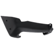 Front, Driver and Passenger Side Bumper End, Painted Black Steel