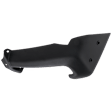 Front, Driver and Passenger Side Bumper End, Painted Black Steel