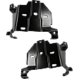 Front, Driver and Passenger Side Bumper Brackets, Mounting Plate