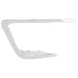 Front, Driver and Passenger Side Grille Trim, Chrome