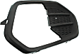 Front, Driver and Passenger Side, Outer Bumper Grilles, Textured Black