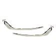 Front, Driver and Passenger Side Bumper Trims, Chrome