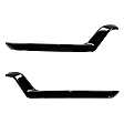 Front, Driver and Passenger Side Bumper Trims, Chrome