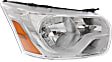 Driver and Passenger Side Headlights, with Bulbs, Halogen, Production Date To September 2 2015