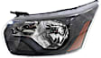 Driver and Passenger Side Headlights, with Bulbs, Halogen, Production Date To September 2 2015, CAPA Certified