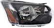Driver and Passenger Side Headlights, with Bulbs, Halogen, Production Date To September 2 2015, CAPA Certified