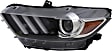 Driver and Passenger Side Headlights, without Bulbs, HID/Xenon, without HID Bulbs and ballast