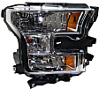 Driver and Passenger Side Halogen Headlight, With bulb(s), OE Replacement, CAPA Certified