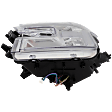 Driver and Passenger Side LED Headlight, With bulb(s), OE Replacement,, CAPA Certified