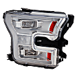 Driver and Passenger Side LED Headlight, With bulb(s), OE Replacement,, CAPA Certified