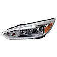 2016 Ford Focus - Driver and Passenger Side Halogen Headlight, With bulb(s), OE Replacement, CAPA Certified