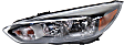Driver and Passenger Side Headlights, with Bulbs, Halogen, without Daytime Running Light, CAPA Certified