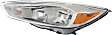 2017 Ford Focus - Driver and Passenger Side Halogen Headlight, With bulb(s), OE Replacement