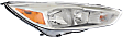 2017 Ford Focus - Driver and Passenger Side Halogen Headlight, With bulb(s), OE Replacement