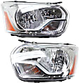 Driver and Passenger Side Halogen Headlight, With bulb(s), Production Date From September 2, 2015, without Logo