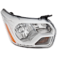 Driver and Passenger Side Halogen Headlight, With bulb(s), Production Date From September 2, 2015, without Logo, CAPA Certified