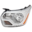 Driver and Passenger Side Halogen Headlight, With bulb(s), Production Date From September 2, 2015, without Logo, CAPA Certified