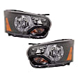 Driver and Passenger Side Halogen Headlight, With bulb(s), Production Date From September 2, 2015, without Logo