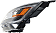 Driver and Passenger Side Headlights, without Bulbs, Halogen/LED, Production Date to April 4 2018, without LED Signature Lighting