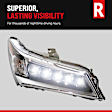 Driver and Passenger Side Headlights, without Bulbs, Halogen/LED, Production Date to April 4 2018, without LED Signature Lighting