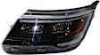 2018 Ford Explorer - Driver and Passenger Side Halogen/LED Combo Headlight, Without bulb(s), Production Date To April 4 2018, OE Replacement