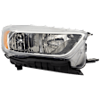 Driver and Passenger Side Halogen Headlight, With bulb(s), OE Replacement