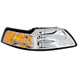 Driver and Passenger Side Halogen Headlight, Without bulb(s), OE Replacement