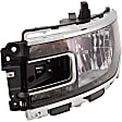Driver and Passenger Side Halogen Headlight, With bulb(s), OE Replacement