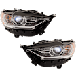 2019 Ford Fusion - Driver and Passenger Side Halogen Headlight, With bulb(s), For Models Without LED Option, OE Replacement, CAPA Certified