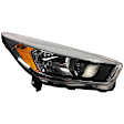 Driver and Passenger Side Halogen Headlight, Without bulb(s), OE Replacement, CAPA Certified