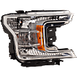 2018 Ford F-150 - Driver and Passenger Side Halogen Headlight, With bulb(s), OE Replacement, Standard Cab Pickup, CAPA Certified