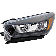 Driver and Passenger Side Headlights, with Bulbs, Halogen, For Models without Signature Light, CAPA Certified