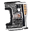 Driver and Passenger Side Halogen Headlight, With bulb(s), OE Replacement
