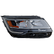 2018 Ford Explorer - Driver and Passenger Side Halogen/LED Combo Headlight, Without bulb(s), Production Date To April 4 2018, OE Replacement