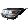 2018 Ford Explorer - Driver and Passenger Side Halogen/LED Combo Headlight, Without bulb(s), Production Date To April 4 2018, OE Replacement