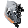 Driver and Passenger Side LED Headlight, With bulb(s), OE Replacement